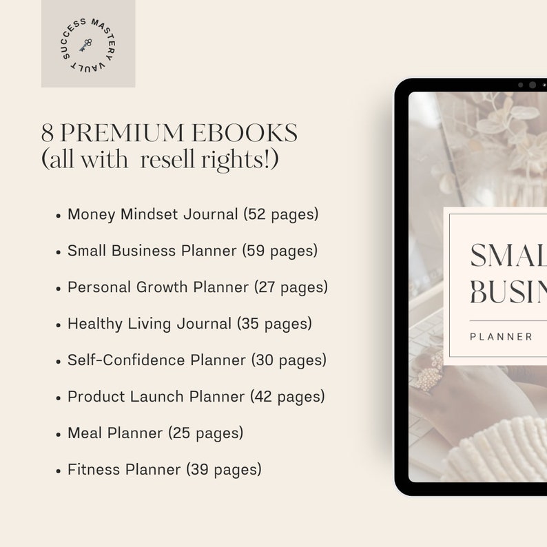 Editable Premium Planners and Journals With Private Label Rights PLR ...