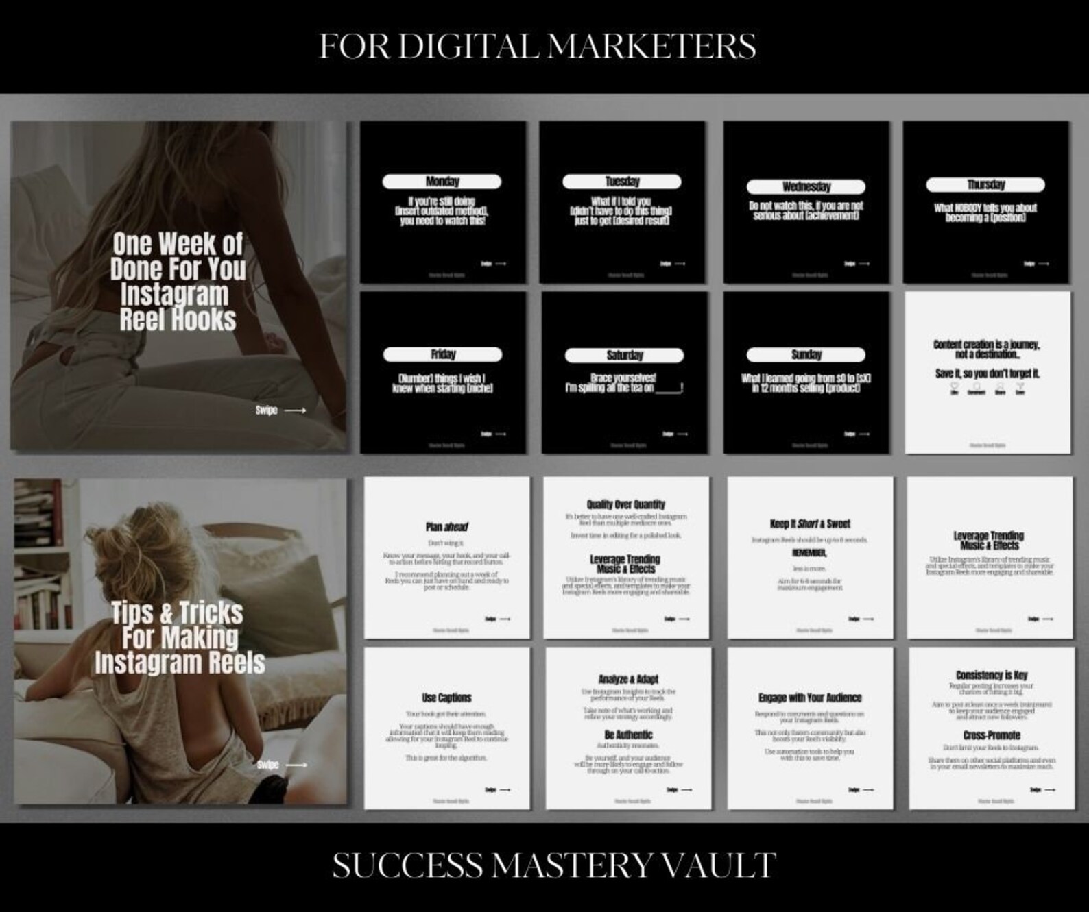 30 Days of Digital Marketing Carousels | Digital Marketing Posts | Done ...