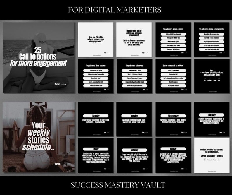 30 Days of Digital Marketing Carousels | Digital Marketing Posts | Done ...