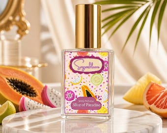 Slice of Paradise | Passion Fruit Mango Coconut Fragrance | Exotic Island Scent | Tropical Vacation Perfume