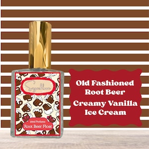 Flotador de cerveza de raíz / Perfume orgánico de 30 ml / Muestra en aerosol de 15 ml / Perfume en roll-on de 10 ml