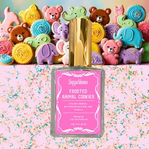 Frosted Animal Cookies | 30ml Eau De Parfum | 15ml Sample Spray | 10ml Roll On Perfume Oil