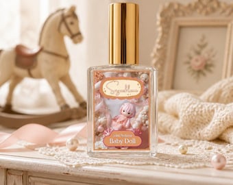 Baby Doll | Baby Powder Marshmallow Perfume | Sweet Feminine Fragrance | Strawberry Shortcake Scent