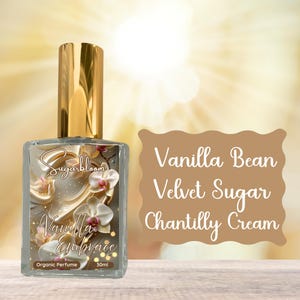 Vanilla Embrace | 30ml Organic Perfume | 15ml Sample Spray | 10ml Roll On Perfume Oil
