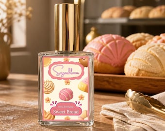 Sweet Bread | 30ml Organic Perfume | 15ml Sample Spray | 10ml Roll On Perfume Oil