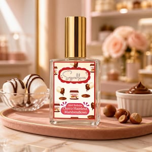 Parfum chocolade hazelnoot marshmallow | Gourmandgeur zoete cacao | Chocolade-hazelnootgeur | Romige op Nutella geïnspireerde parfum