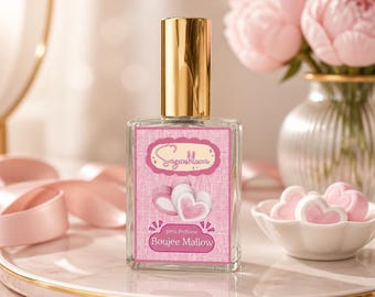 Perfume Boujee Mallow / Perfume Gourmand de Vainilla Acogedora / Suave aroma a malvavisco azucarado / Perfume cremoso de caramelo de vainilla / Fragancia cálida y dulce