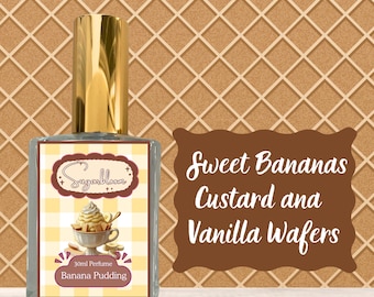 Banana Pudding Perfume | Creamy Custard, Vanilla Wafer Gourmand Fragrance