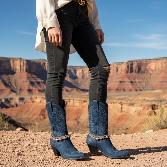 Women Gold Metal Chain Boot Bracelet Anklet Shoe Bronze Imitation Pearl Bead Charm BC286