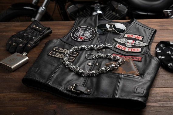 Skull Wallet Chain: Silver Metal Biker Punk Rock Style (21")