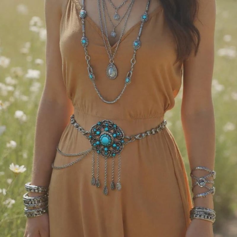 Turquoise Rhinestone Belt Turquoise Belts - Etsy