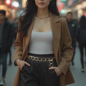 New Women Going Out Fashion Belt Gold Metal Chain Chunky Links Hip High Waist Fit Size XS S M L XL XXL