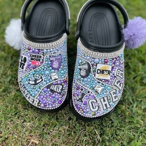 Cheerleader-Inspired Crocs - Stand Out with Personalized Style!