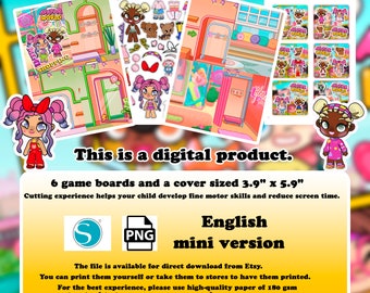 Avatar world busy book | toca boca dollhouse| Toca boca quiet book| Digital download