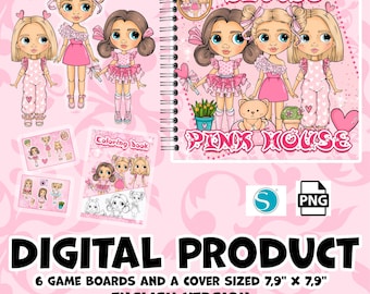 Blythe doll busy book | toca boca dollhouse| Blythe doll quiet book| Digital download