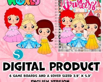 Printable Paper busy book, paper Toca boca house. Toca boca - Kids Busy Book | Montessori toys | Digital download