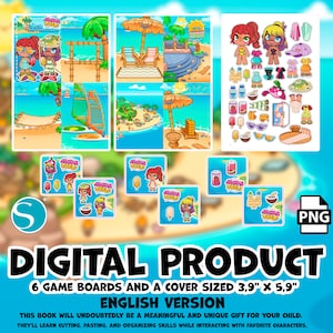 Avatar world busy book | Avatar world dollhouse| Toca boca quiet book| Digital download