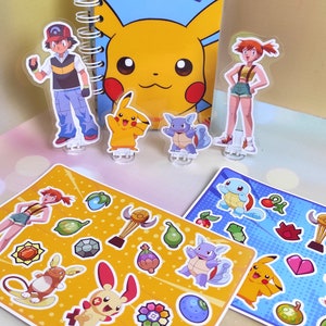 Pokémon tryckbok | Pokémon upptagen bok | Pokémon dockhus | Pokémon tyst bok | Digital nedladdning bild 3