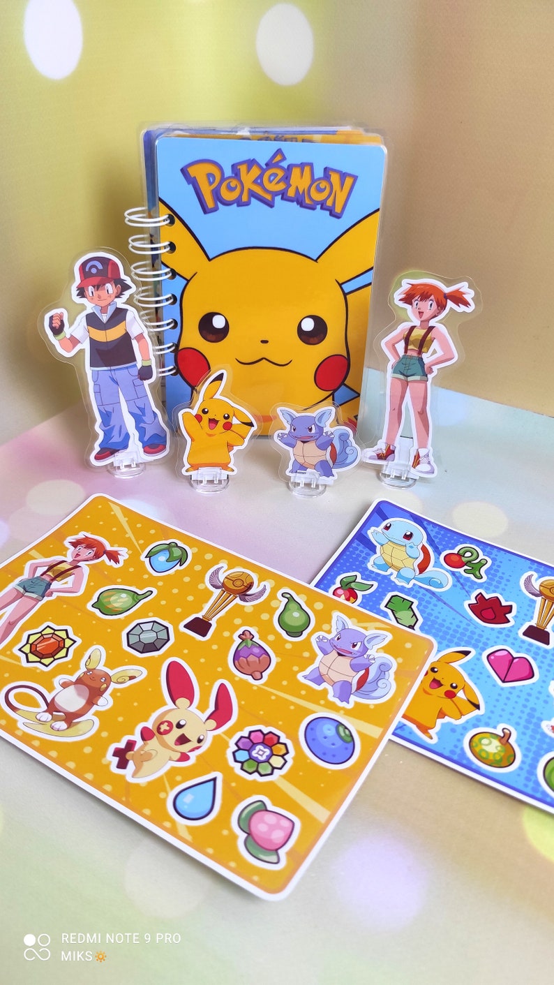 Pokémon tryckbok | Pokémon upptagen bok | Pokémon dockhus | Pokémon tyst bok | Digital nedladdning bild 3