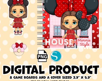 Blythe doll busy book | toca boca dollhouse| Blythe doll quiet book| Digital download
