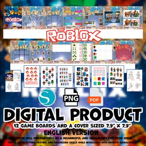 Roblox print Book| Roblox busy book |Roblox quiet book|Roblox Digital download| Roblox