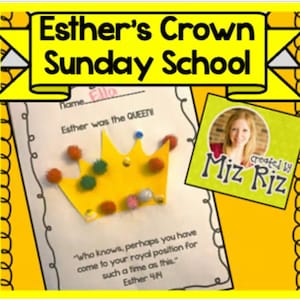 Esther of the Bible Craft