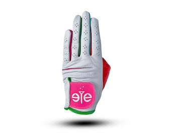 Guante de golf para mujer / Guantes de golf / Guantes de golf para damas / Guante de golf colorido / Regalos de golf para ella / Mujeres golfistas / Diseño de guantes de golf para damas /