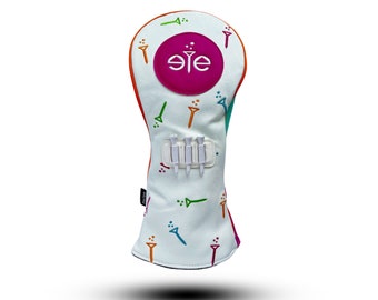 Funda para driver de golf para mujer Colorida / Accesorios de golf para mujer / Funda para driver de golf para mujer / Accesorios de golf prácticos / Golf para mujer