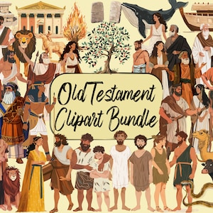 Altes Testament, Clipart Bundle, PNG Dateien, Sofortdownload, Printables,