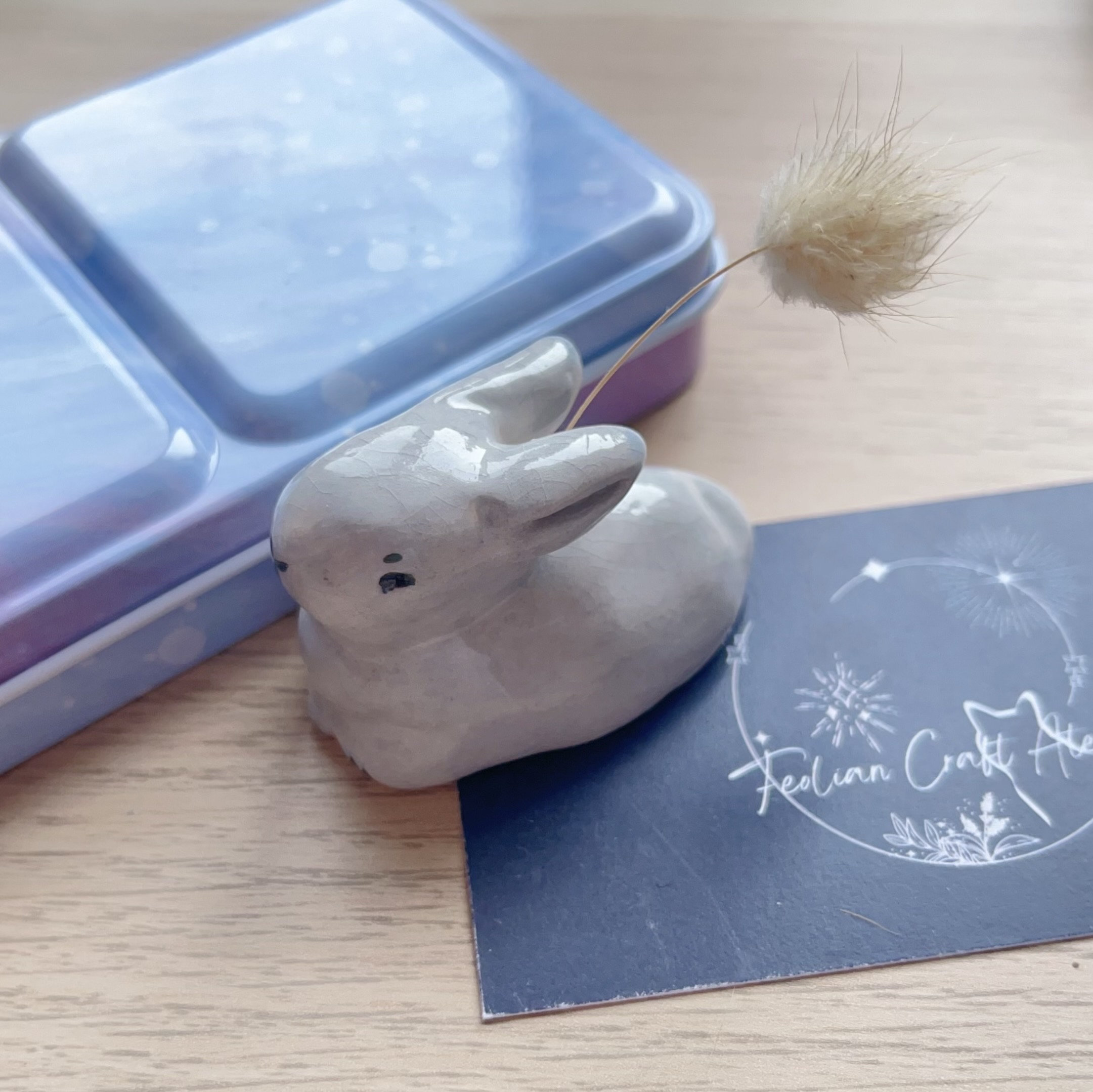 Ceramic Handmade Rabbit Figurine, Rabbit Vase , Handmade Gift ...