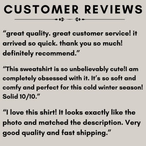 Puede incluir: Comentarios de clientes para un producto. Las rese&ntilde;as son positivas y mencionan la calidad, el servicio al cliente y la rapidez de entrega. Una rese&ntilde;a menciona una sudadera que es suave y c&oacute;moda, mientras que otra rese&ntilde;a menciona una camisa que coincide con la descripci&oacute;n y es de buena calidad.
