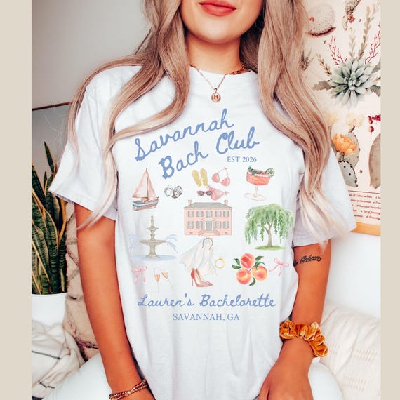 Savannah GA Bachelorette Comfort Colors® Shirt, Custom Bride Name, Girls Trip Bach Party, Coastal Last Toast Coast, Tybee Island Shirts