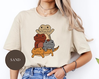 Funny Bearded Dragon Shirt, Kawaii Bearded Dragon, Lizard Reptile Shirt, Bearded Dragon Owner Gift, Cute Beardie Lover Tee, Herpetologist
