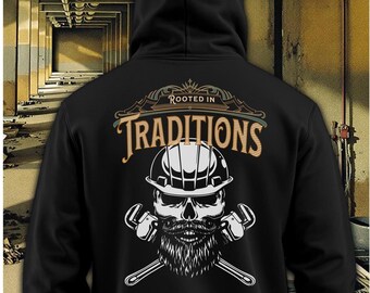 Plumber Pipefitter Hoodie: American Union Pride, Skilled Tradesman