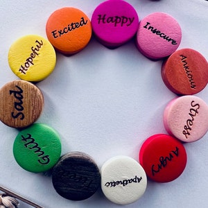 Pulseira Mood Tracker. Ferramenta de autoconsciência. Pulseira de amor-próprio. Joias terapêuticas. Aumente seu EQ.