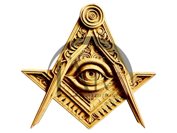 Freemason ステンドグラス Masonic Stained Glass - PDF . Counted Cross Stitch Pattern