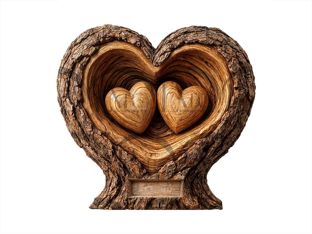 Natural Wooden Heart Shapes For Crafting - 100+ Pieces Mixed Sizes 2-4cm, Perfect For Wedding Decor & DIY Embellishments
