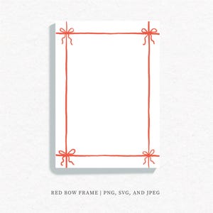 Red Bow Frame, Wedding frames and borders, vintage frame, Watercolor red ribbon Border Frame Clipart