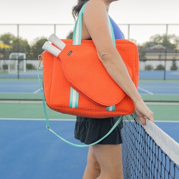 Orange Pickleball Bag Women s Pickleball Bag Pickleball Bag for Her Pickleball Gift Pickleball Tote Tangerine Pickleball Bag Unique Etsy