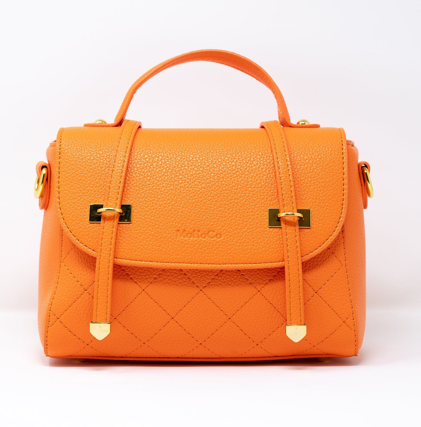 Top Handle Orange Handbag, Orange Crossbody Bag, Clutch Top Handle Orange Handbag, Orange Crossbody Bag, Clutch