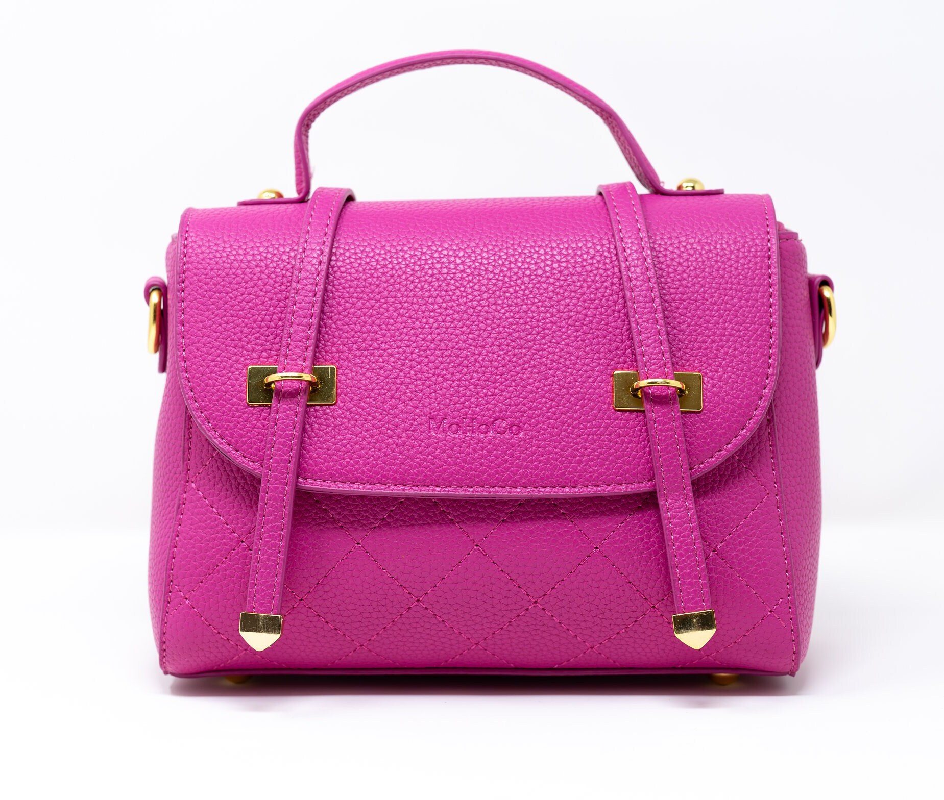 Pink Vegan Handbag - Etsy