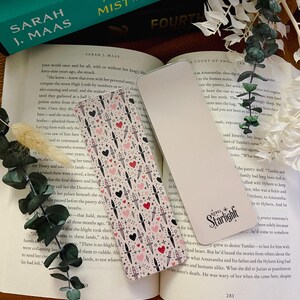 Enemies to Lovers Fantasy Bookmark: Hearts & Daggers