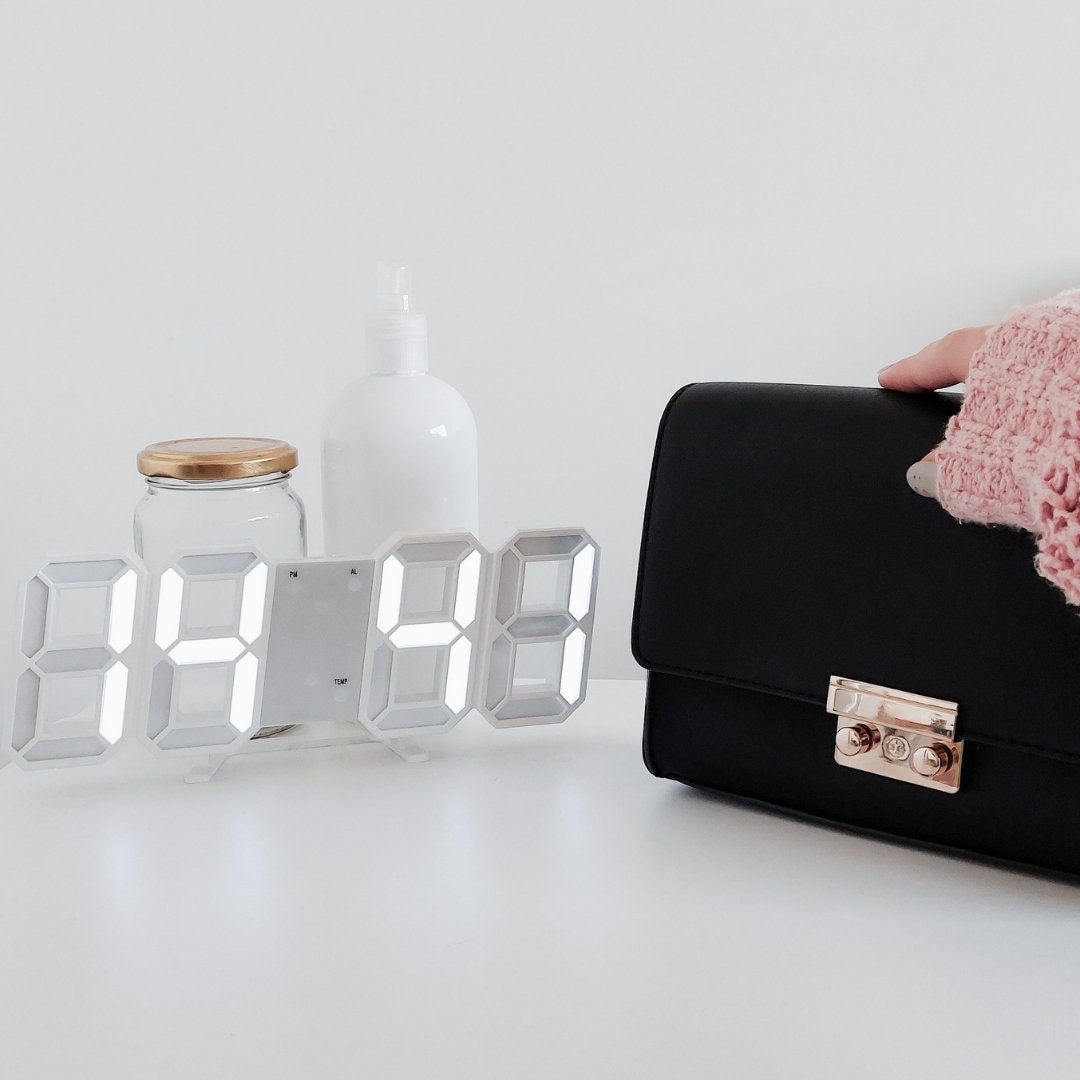 Cute Digital Clock Korean Aesthetic Indie Style Trending Tiktok Alarm ...