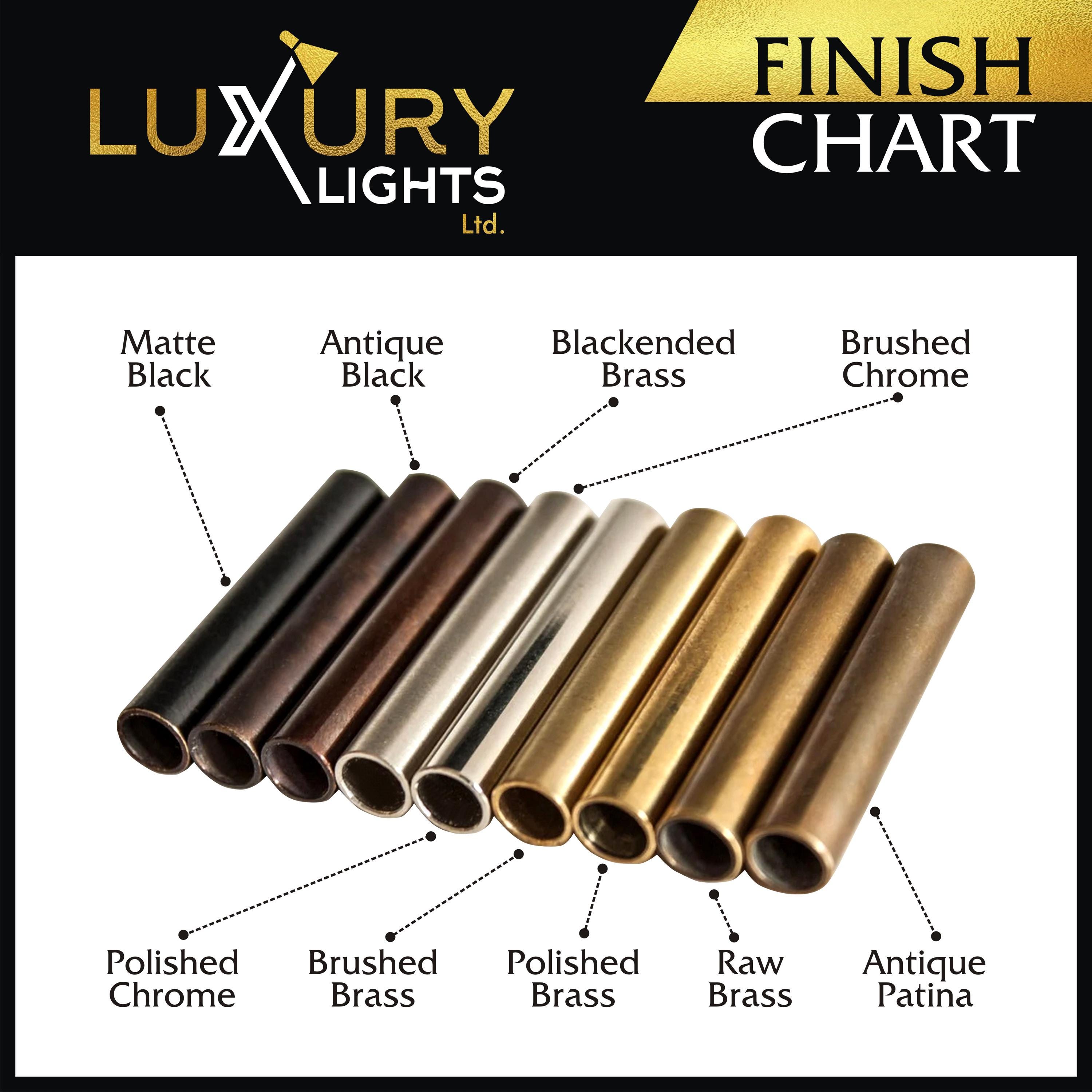 スティルノヴォスタイルの真鍮製ディスクシャンデリア：ミッド