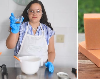 Cold Process Soap Making Class - Video Course, Beginner, Save Money, All Natural, Digital Download, Soap Making Recipes, Make Soap At Home