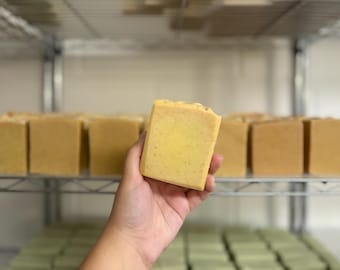 Orange Shampoo & Body Bar - all natural soap, shampoo bar, apple cider vinegar soap, essential oil soap, natural shampoo bar, acv, vegan