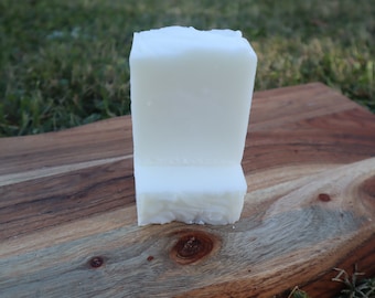 Pure Coconut Salt Bar- Salt Soap, Spa Bar, coconut oil soap, cold process soap, all natural, 100% coconut, Unscented soap
