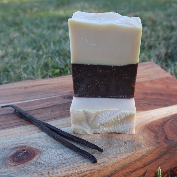 Vanilla Haze Artisan Soap- all natural soap, cold process soap, vanilla soap, essential oil soap,