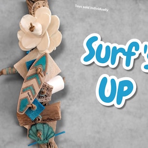 Seagrass Shredders Parrot Toy | Safe bird toy Surf's Up