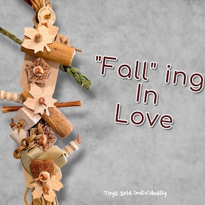 Seagrass Shredders Parrot Toy | Safe bird toy Fall ing in love